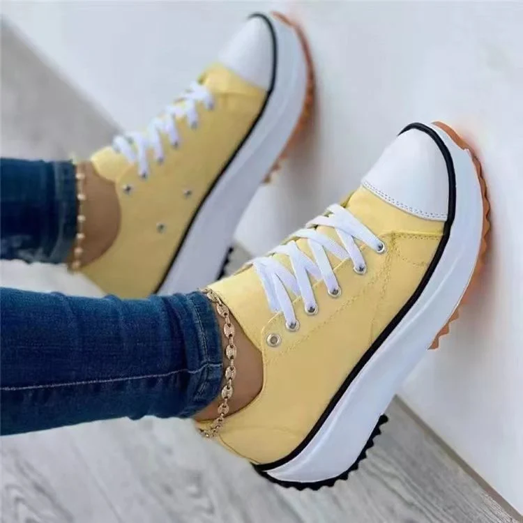 Damen Sportliche Plateausneaker mit modischem Kettenakzent Heidi Mode - Image 8