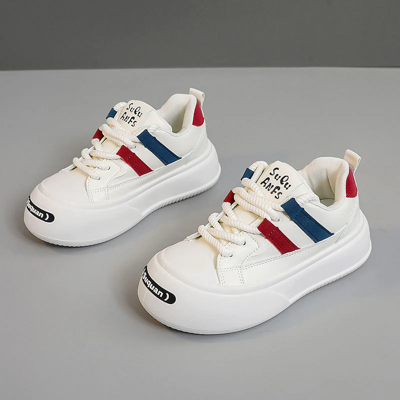 Damen Sportliche Plateausneaker mit modischen Akzenten und atmungsaktiver Sohle Heidi Mode - Image 2