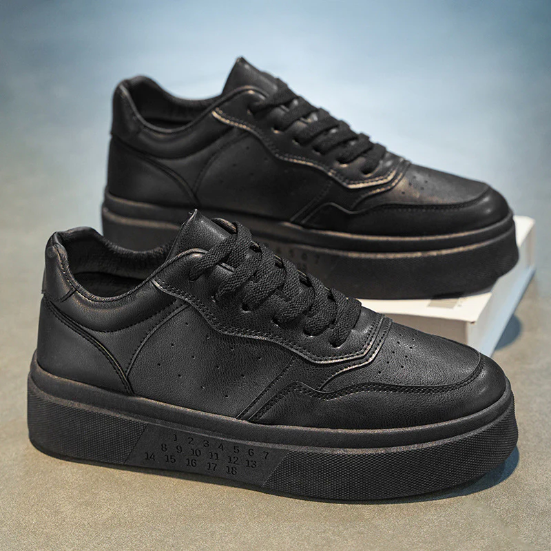 Damen Sportliche Platform Sneakers mit modischem Design und atmungsaktiver Obermaterialstruktur Heidi Mode - Image 4