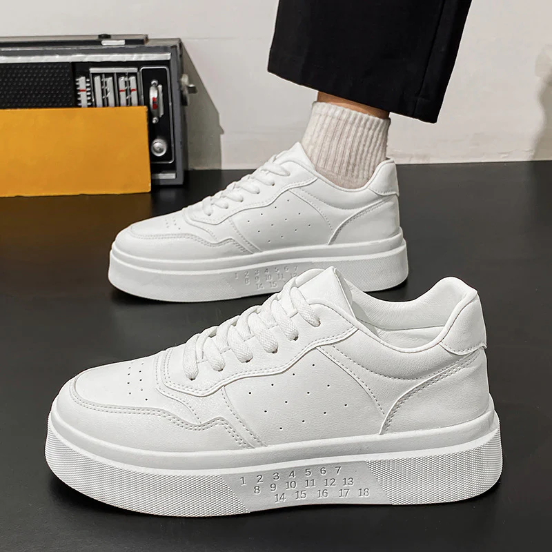 Damen Sportliche Platform Sneakers mit modischem Design und atmungsaktiver Obermaterialstruktur Heidi Mode - Image 6