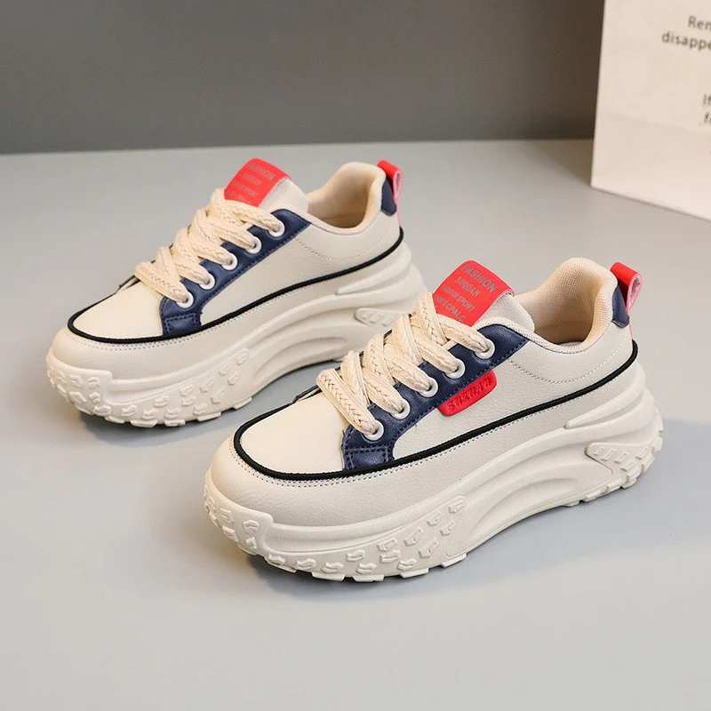 Damen sportliche Plattform Sneakers mit dämpfender Laufsohle und atmungsaktivem Obermaterial Heidi Mode - Image 6