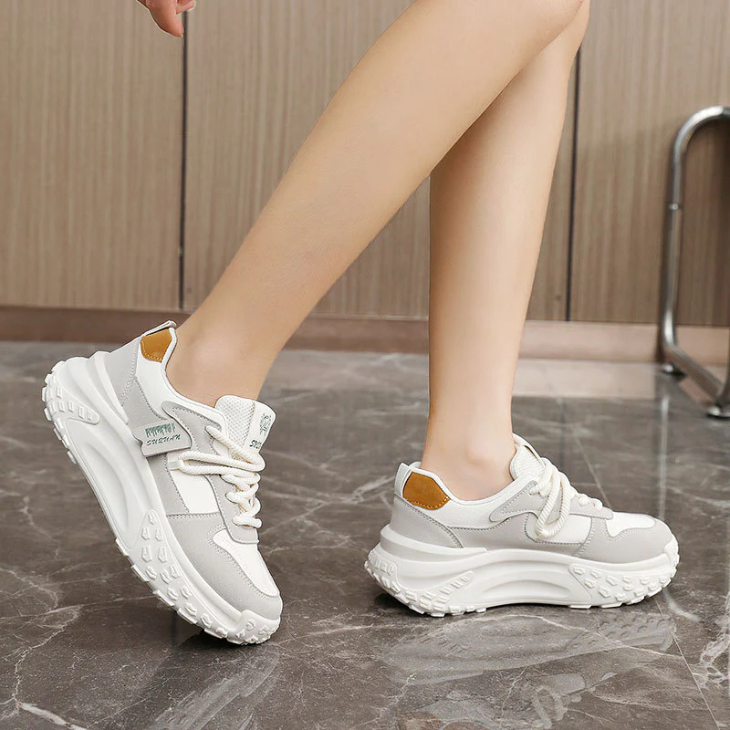Damen Sportliche Retro-Laufschuhe mit dämpfender Sohle und atmungsaktiver Oberfläche Heidi Mode - Image 4