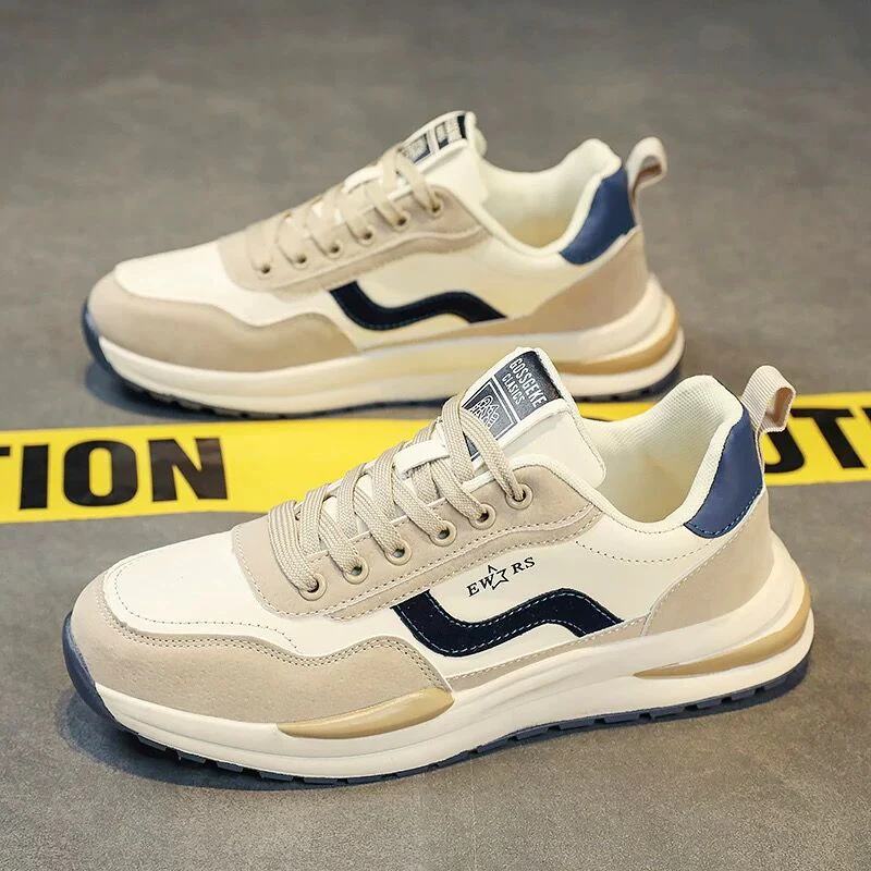 Damen sportliche Retro Sneakers mit atmungsaktiven Einsätzen und stoßdämpfender Sohle Heidi Mode - Image 3