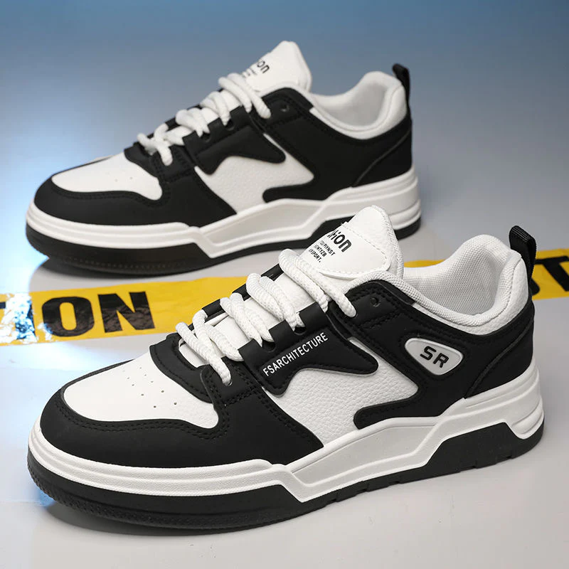 Damen Sportliche Retro Sneakers mit atmungsaktiver Oberflächenstruktur und stoßdämpfender Sohle Heidi Mode - Image 4