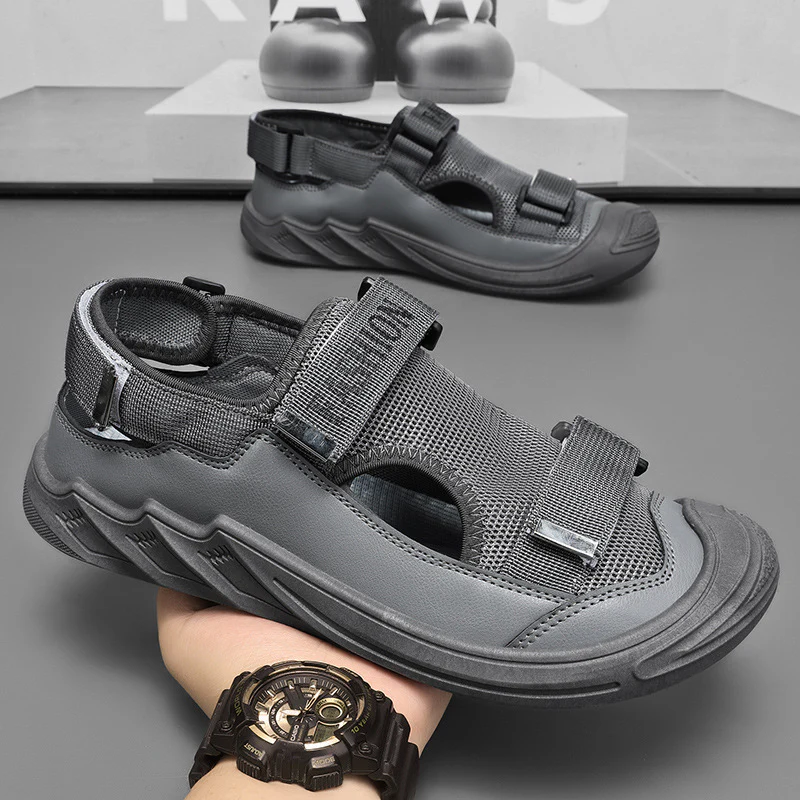 Damen Sportliche Sandalen mit atmungsaktivem Obermaterial und verstellbarem Riemendesign Heidi Mode - Image 2