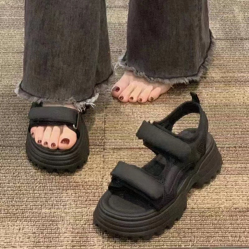 Damen Sportliche Sandalen mit verstellbaren Klettverschlüssen Heidi Mode - Image 4