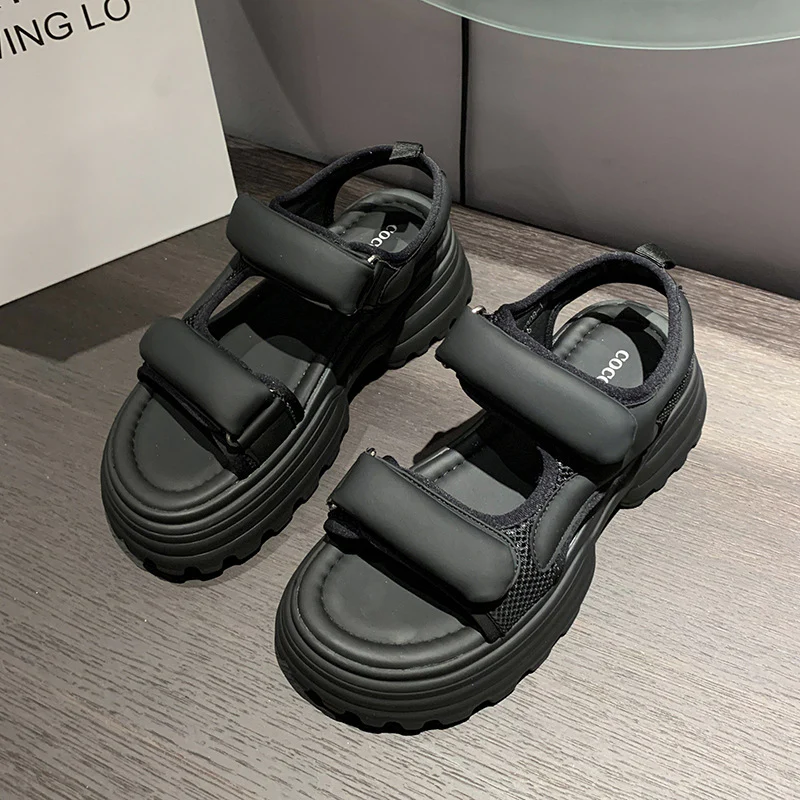 Damen Sportliche Sandalen mit verstellbaren Klettverschlüssen Heidi Mode - Image 6