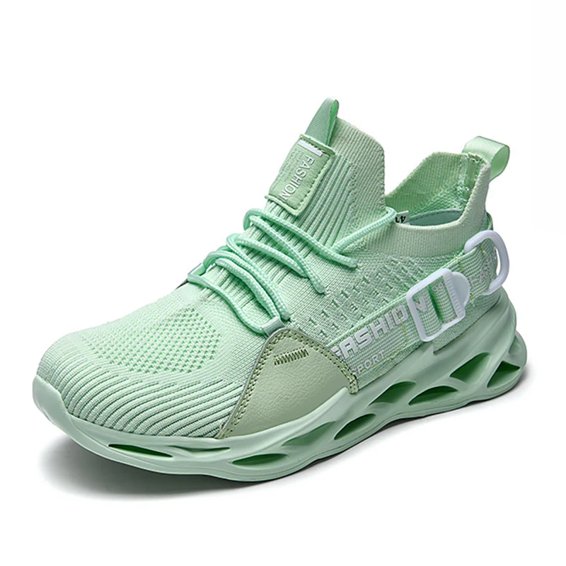 Damen Sportliche Schnür-Sneakers mit elastischem Obermaterial Heidi Mode - Image 8