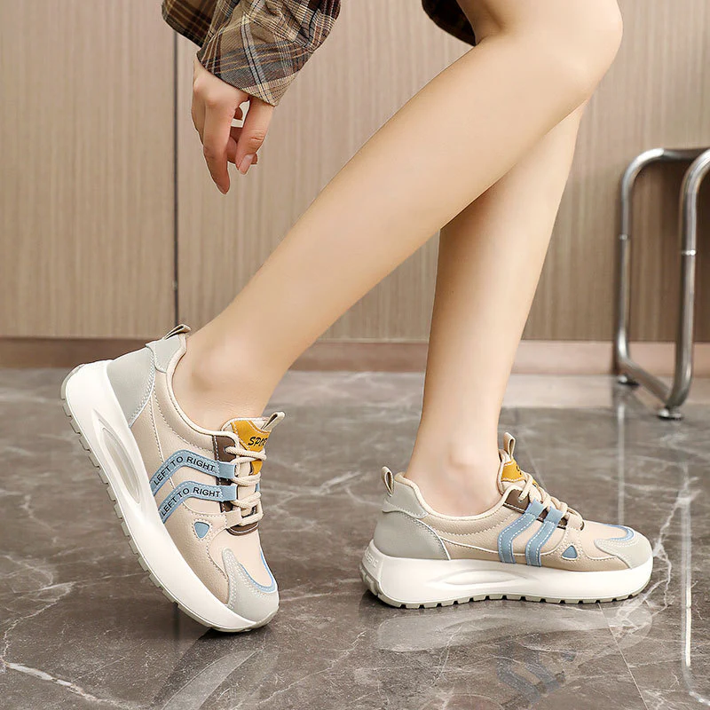 Damen Sportliche Schnürsystem Sneakers Heidi Mode - Image 4