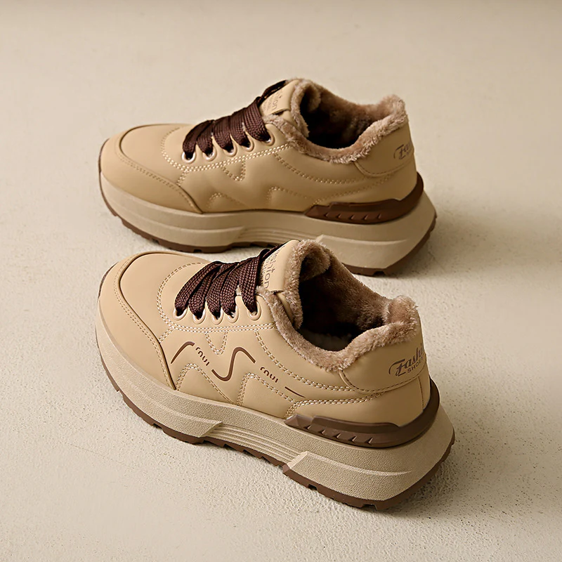 Damen Sportliche Skater Sneakers mit gepolsterter Innensohle und stabiler Laufsohle Heidi Mode - Image 2