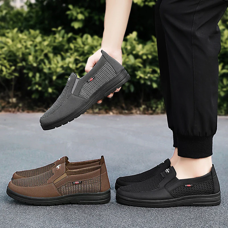 Damen Sportliche Slip-On Schuhe mit atmungsaktivem Obermaterial Heidi Mode - Image 3