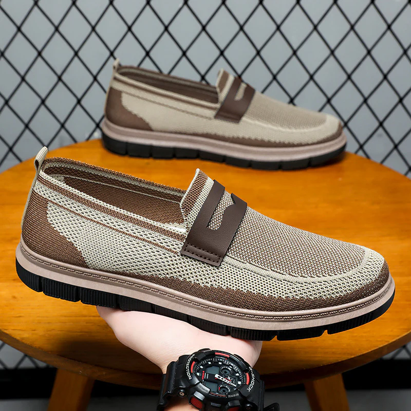 Damen Sportliche Slip-On Schuhe mit elastischem Obermaterial Heidi Mode - Image 3