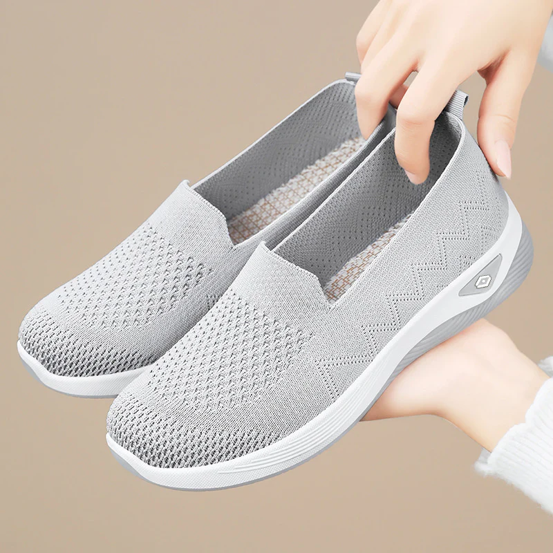 Damen Sportliche Slip-On Schuhe mit flexibler Sohle und atmungsaktivem Obermaterial Heidi Mode - Image 4