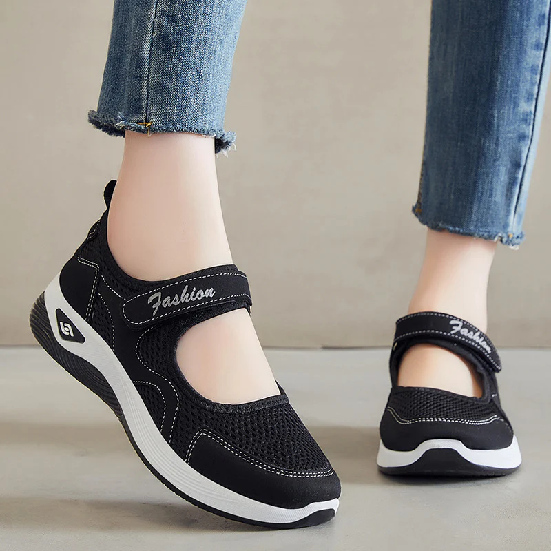 Damen Sportliche Slip-On Schuhe mit rutschfester Sohle und atmungsaktivem Obermaterial Heidi Mode - Image 3