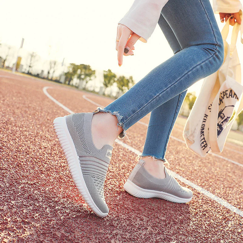 Damen Sportliche Slip-On Sneakers mit atmungsaktivem Obermaterial Heidi Mode - Image 3