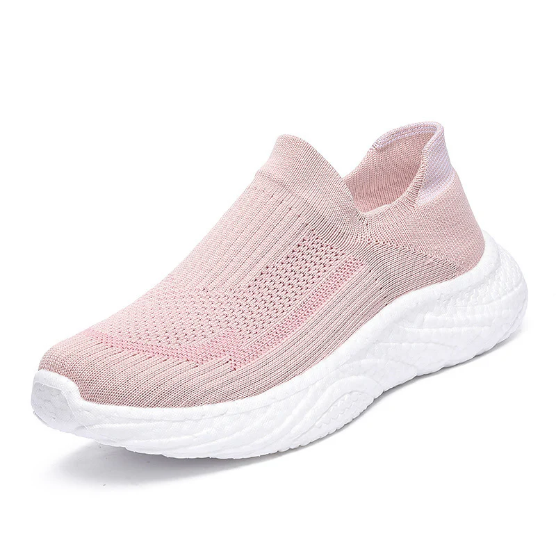Damen Sportliche Slip-On Sneakers mit atmungsaktivem Obermaterial und flexiblem Dämpfungssystem Heidi Mode - Image 4