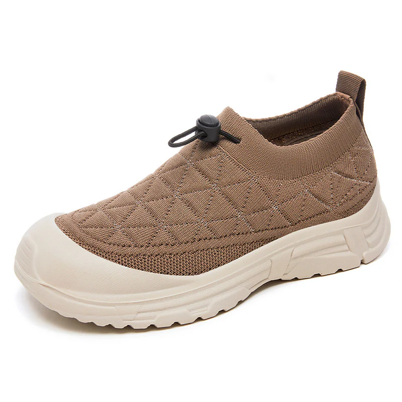Damen Sportliche Slip-On Sneakers mit atmungsaktivem Obermaterial und rutschfester Sohle Heidi Mode - Image 5