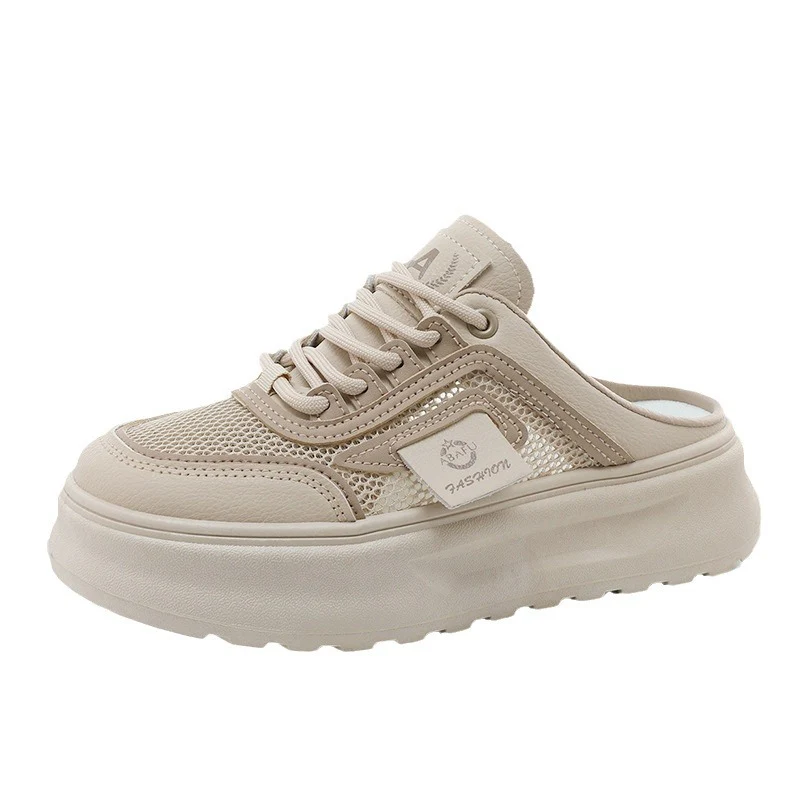 Damen sportliche Slip-On Sneakers mit atmungsaktiver Mesh-Oberfläche Heidi Mode - Image 5