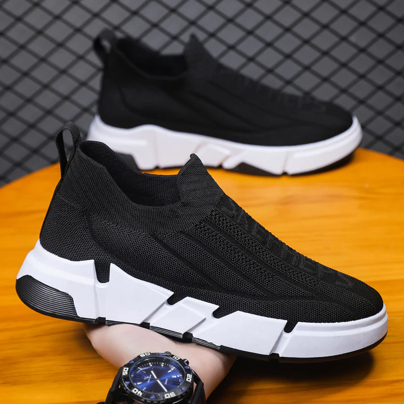Damen Sportliche Slip-On Sneakers mit flexiblem Obermaterial und rutschfester Sohle Heidi Mode - Image 2