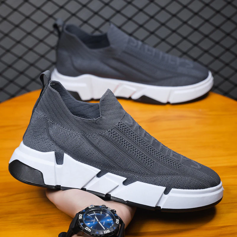 Damen Sportliche Slip-On Sneakers mit flexiblem Obermaterial und rutschfester Sohle Heidi Mode - Image 3