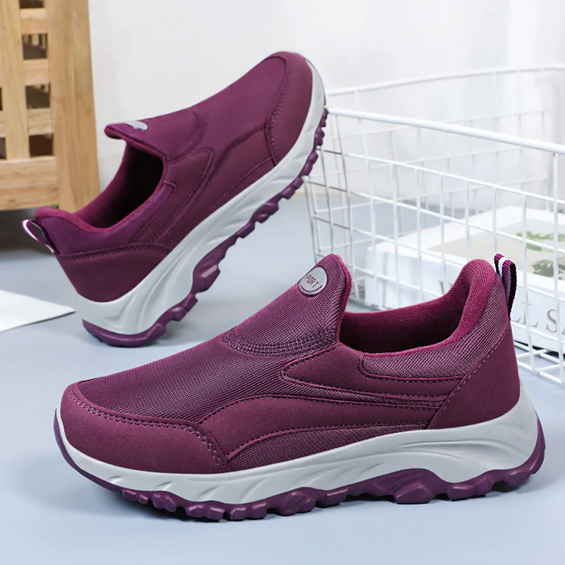 Damen Sportliche Slip-On Sneakers mit rutschfester Sohle und dematmungsaktiven Obermaterial Heidi Mode - Image 2