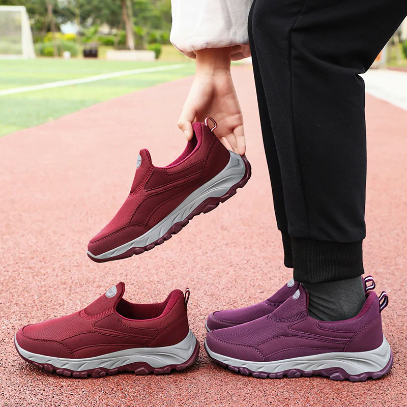 Damen Sportliche Slip-On Sneakers mit rutschfester Sohle und dematmungsaktiven Obermaterial Heidi Mode - Image 4