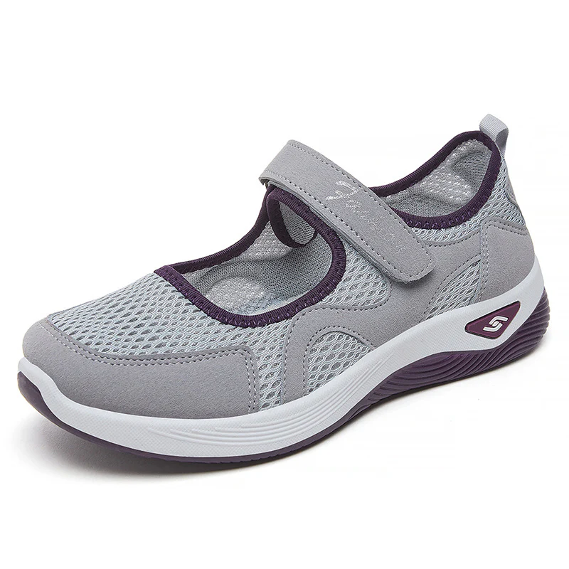 Damen Sportliche Slip-On Sneakers mit verstellbarem Klettverschluss Heidi Mode - Image 4