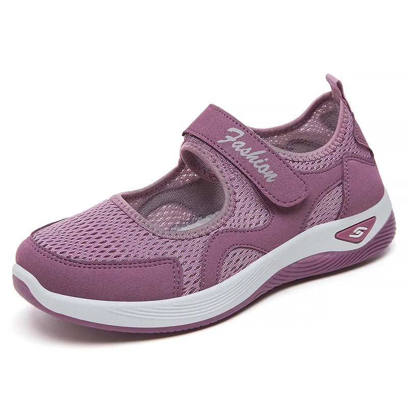 Damen Sportliche Slip-On Sneakers mit verstellbarem Klettverschluss Heidi Mode - Image 5