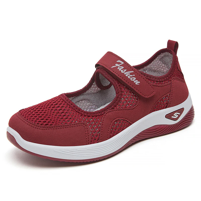 Damen Sportliche Slip-On Sneakers mit verstellbarem Klettverschluss Heidi Mode - Image 7