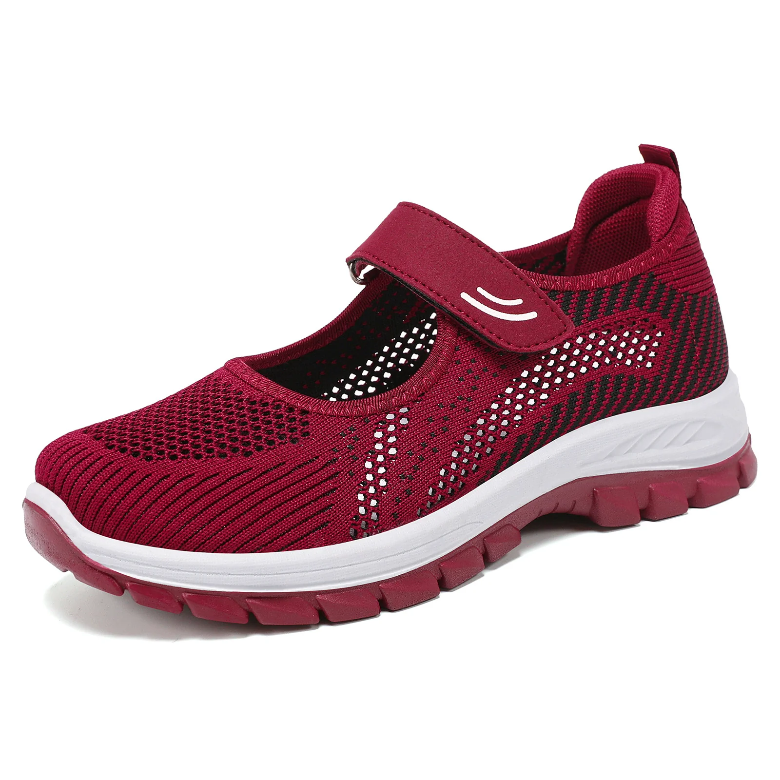 Damen Sportliche Slip-On Sneakers mit verstellbarem Klettverschluss und atmungsaktivem Obermaterial Heidi Mode - Image 7
