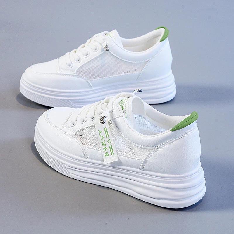 Damen sportliche Sneaker aus atmungsaktivem Material mit bequemer Dämpfung Heidi Mode - Image 6