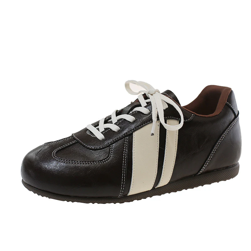 Damen Sportliche Sneaker aus hochwertigem Leder mit ergonomischer Sohle Heidi Mode - Image 7
