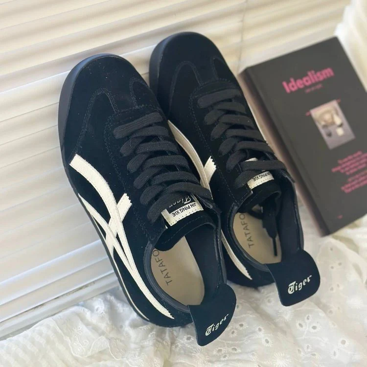 Damen Sportliche Sneaker aus hochwertigem Veloursleder mit sicherem Halt und bequemer Dämpfung Heidi Mode - Image 4