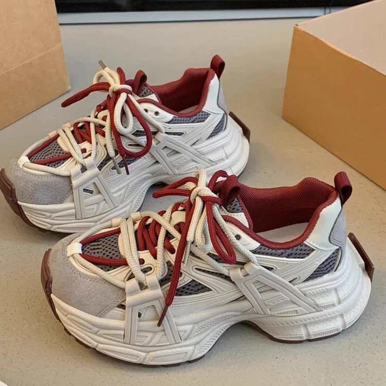 Damen Sportliche Sneaker mit atmungsaktivem Material und dämpfender Sohle Heidi Mode - Image 3