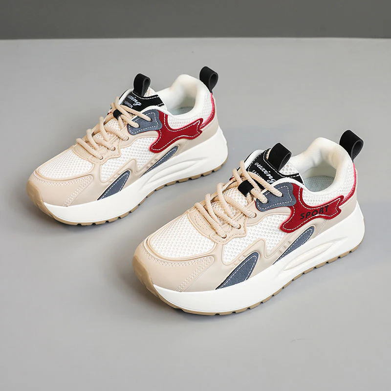 Damen Sportliche Sneaker mit atmungsaktivem Mesh-Obermaterial und dämpfender Laufsohle Heidi Mode - Image 6
