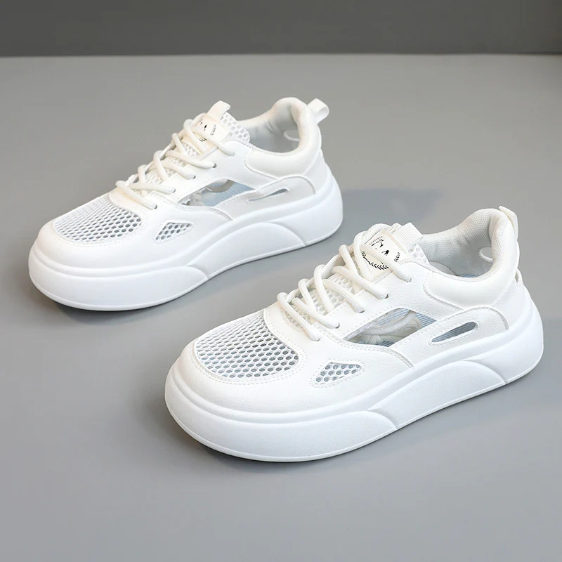 Damen Sportliche Sneaker mit atmungsaktivem Mesh-Obermaterial und dämpfender Sohle Heidi Mode - Image 6