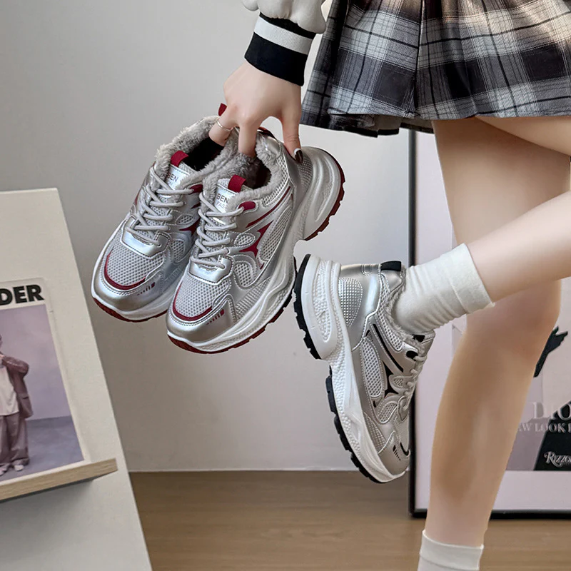 Damen Sportliche Sneaker mit atmungsaktivem Mesh-Obermaterial und komfortabler Dämpfung Heidi Mode - Image 4