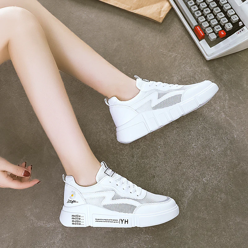 Damen Sportliche Sneaker mit atmungsaktivem Mesh-Obermaterial und komfortabler Dämpfung Heidi Mode - Image 3