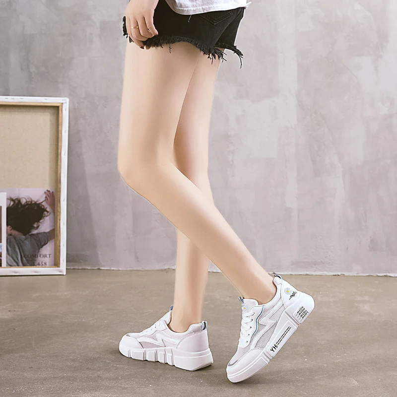 Damen Sportliche Sneaker mit atmungsaktivem Mesh-Obermaterial und komfortabler Dämpfung Heidi Mode - Image 4