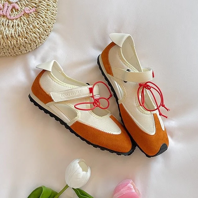Damen Sportliche Sneaker mit atmungsaktivem Mesh und flexiblem Schnürsystem Heidi Mode - Image 3