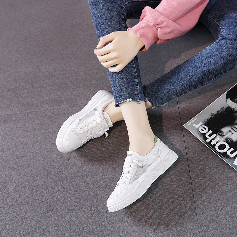 Damen Sportliche Sneaker mit atmungsaktivem Mesh und modischen Akzenten Heidi Mode - Image 4