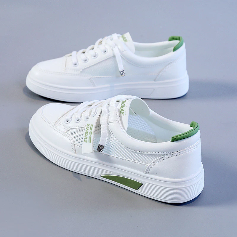 Damen Sportliche Sneaker mit atmungsaktivem Mesh und modischen Akzenten Heidi Mode - Image 7