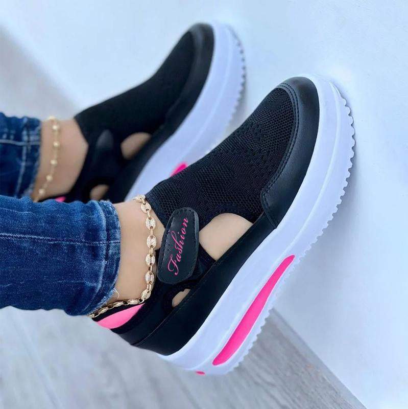 Damen Sportliche Sneaker mit atmungsaktivem Mesh und rutschfester Sohle Heidi Mode - Image 3