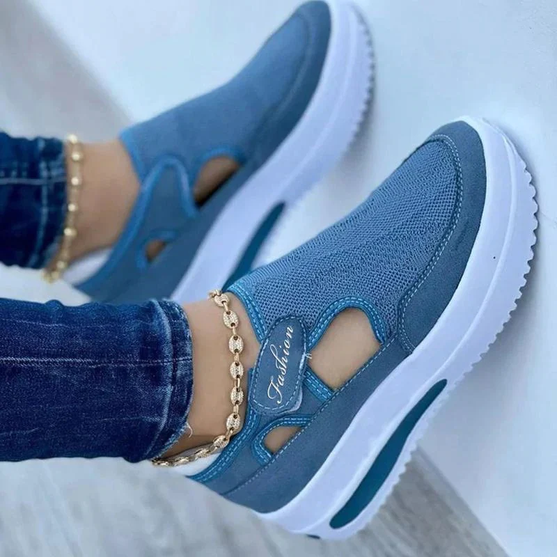 Damen Sportliche Sneaker mit atmungsaktivem Mesh und rutschfester Sohle Heidi Mode - Image 6