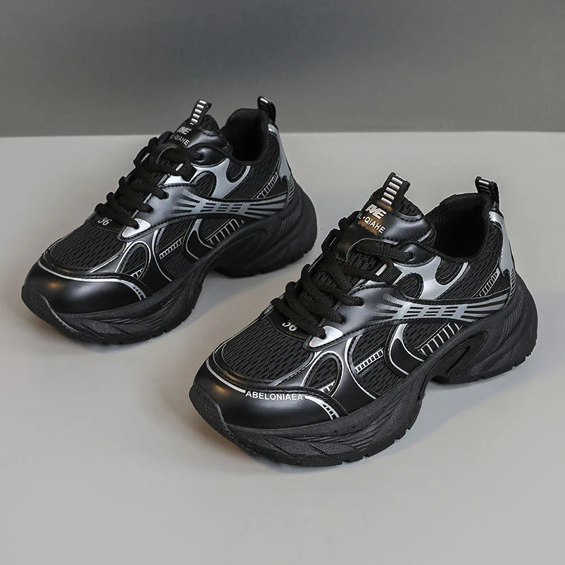 Damen Sportliche Sneaker mit atmungsaktivem Netz-Material und stoßdämpfender Sohle Heidi Mode - Image 7