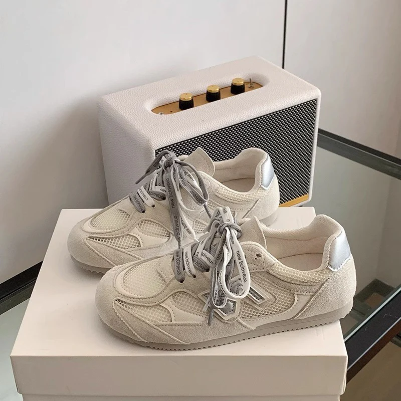 Damen Sportliche Sneaker mit atmungsaktivem Netz-Obermaterial und modischem Design Heidi Mode - Image 6