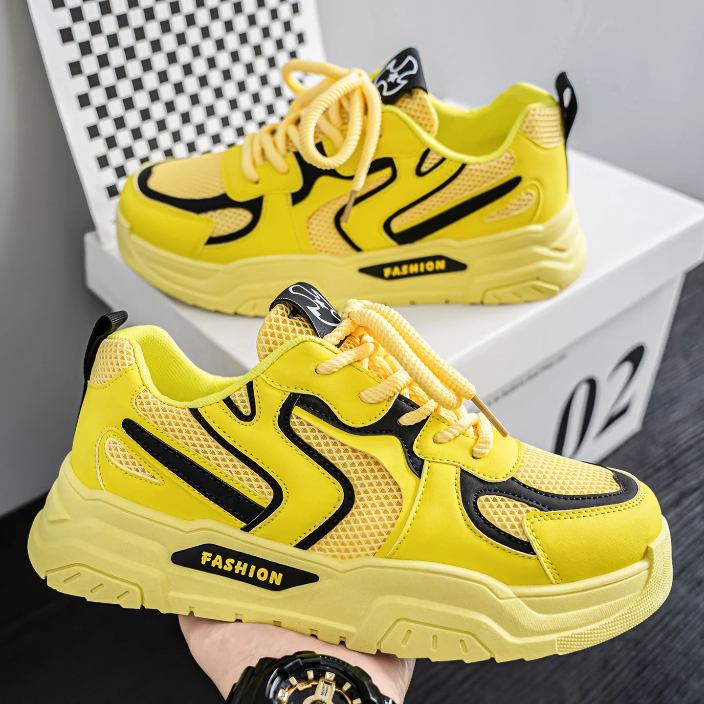 Damen Sportliche Sneaker mit atmungsaktivem Netz-Obermaterial und rutschfester Sohle Heidi Mode - Image 4