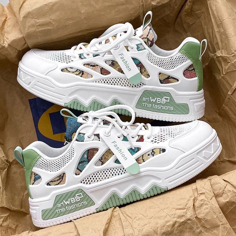 Damen Sportliche Sneaker mit atmungsaktivem Netzmaterial und stabiler Sohle Heidi Mode - Image 6