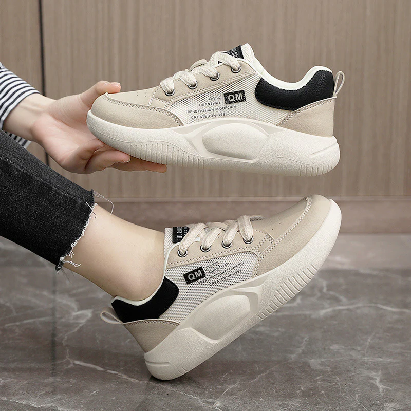 Damen sportliche Sneaker mit atmungsaktivem Obermaterial und bequemer Dämpfung Heidi Mode - Image 2
