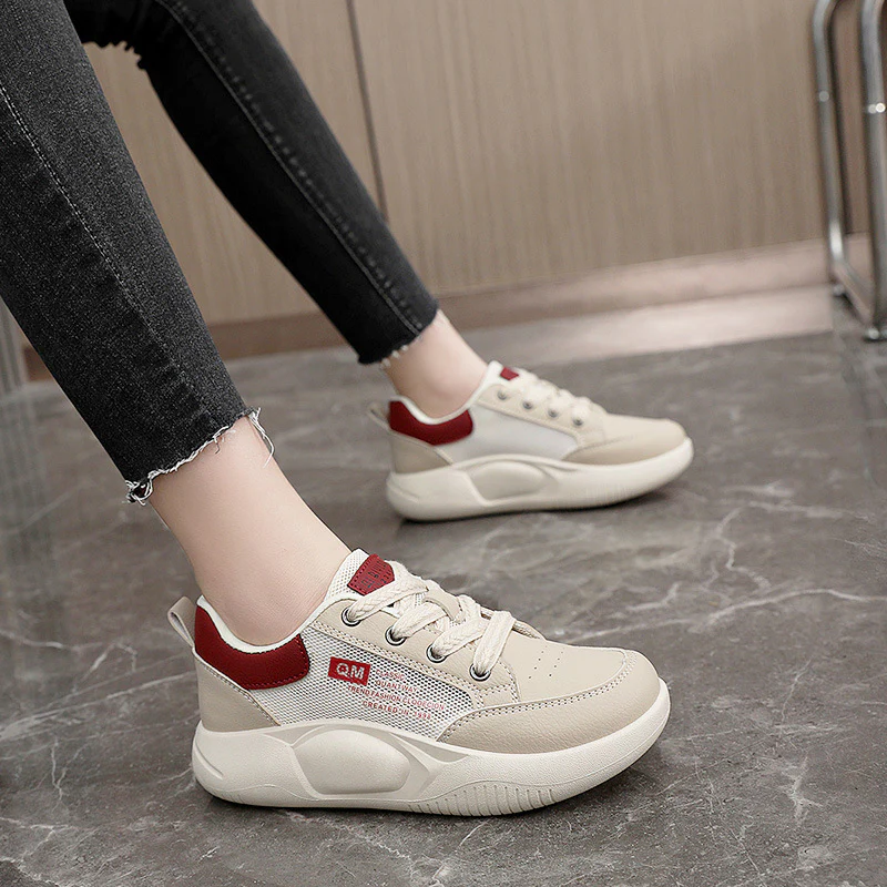 Damen sportliche Sneaker mit atmungsaktivem Obermaterial und bequemer Dämpfung Heidi Mode - Image 3